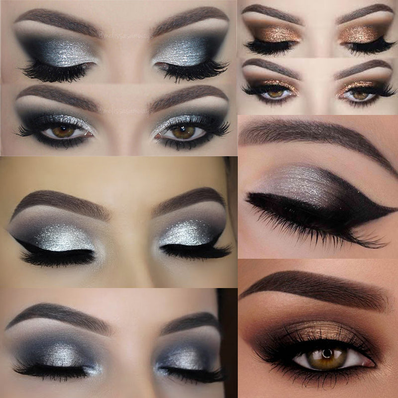 Metacnbeauty Sample 3 Colors Shimmer Glitter Eye Shadow Palette