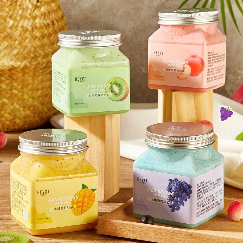 Metacnbeauty Sample Fruit Bath Salt Body Scrub Cream
