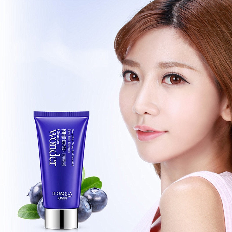 Metacnbeauty Sample  Blueberry Facial Cleanser Plant Extract Rich Foaming Facial