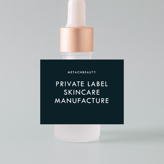 MetaCNBeauty private label skincare manufacture 