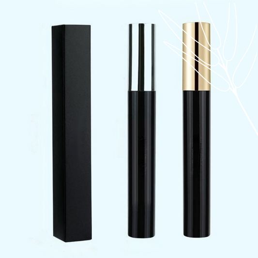 Private Label Curl and Lengthening Mascara — 4-Wax Formula, Silver & Gold Lid | OEM/ODM Manufacturing | MetaCNBeauty