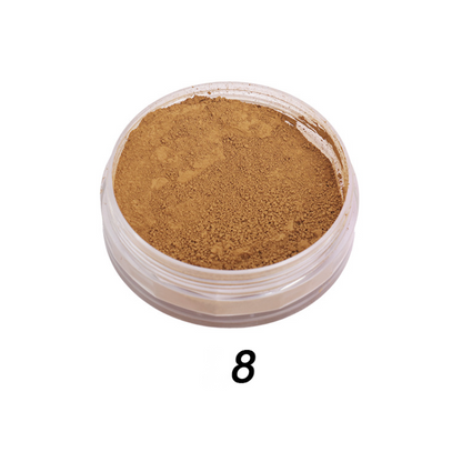 Private label long-lasting makeup setting powder color No.8