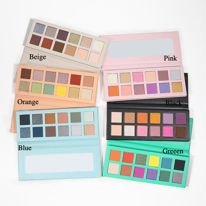 MetaCNBeauty Private Label Cosmetics 12 Color Eye Shadow Palette