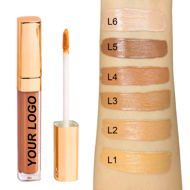 Private label long-lasting moisturizing concealer apply on hand