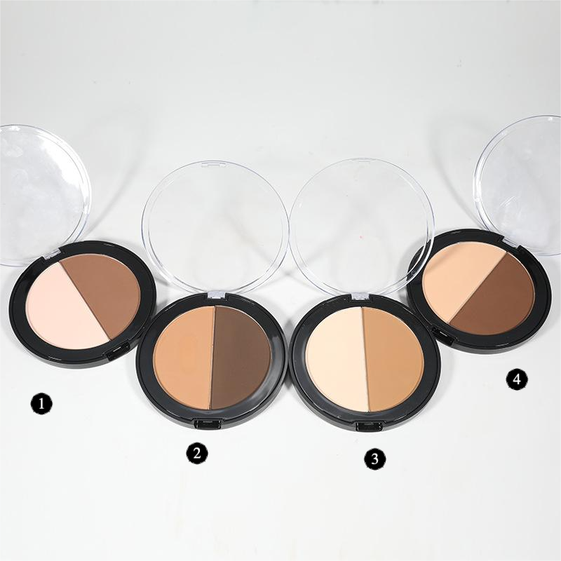 MetaCNBeauty Private Label Makeup Contour Palette Shades Display