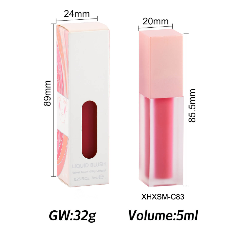 Private label matte moisturizing blush size