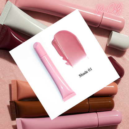 Private Label Natural Peptide Tinted Lip Oil Shade 01