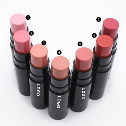 MetaCNBeauty Private Label Blush Stick Shades Swatch