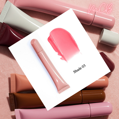 Private Label Natural Peptide Tinted Lip Oil Shade 03