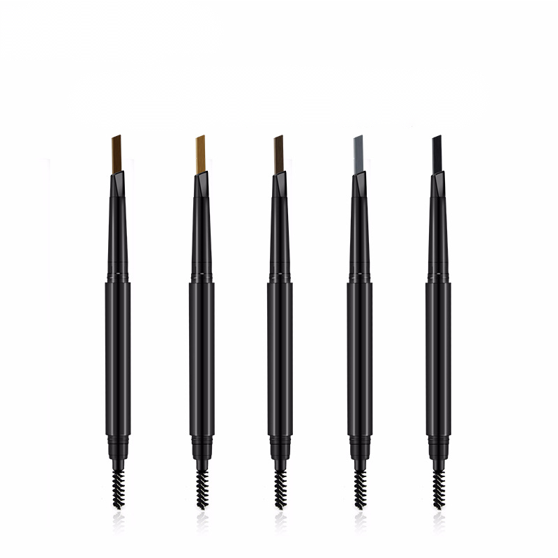 Private label 5-color rotating double-ended eyebrow pencil 5PCS
