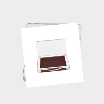 Private label acrylic clear eyebrow soap brown texture
