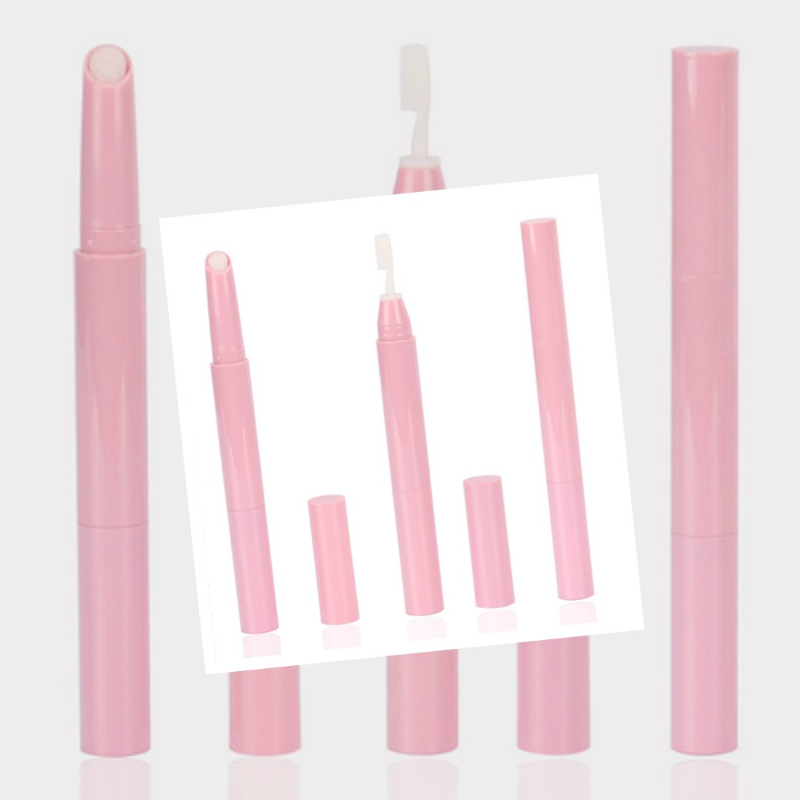 Private label eyebrow pencil pink tube