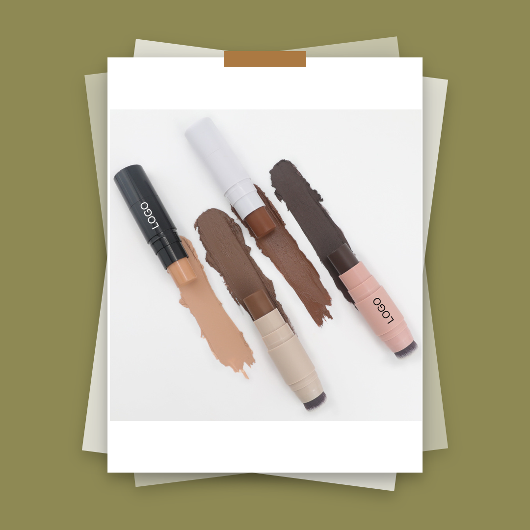 MetaCNBeauty Private Label Makeup Concealer Stick In 4 type of Packing option 