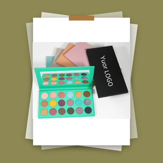 Private Label 18-Color Eye Shadow Palette With Round Holes