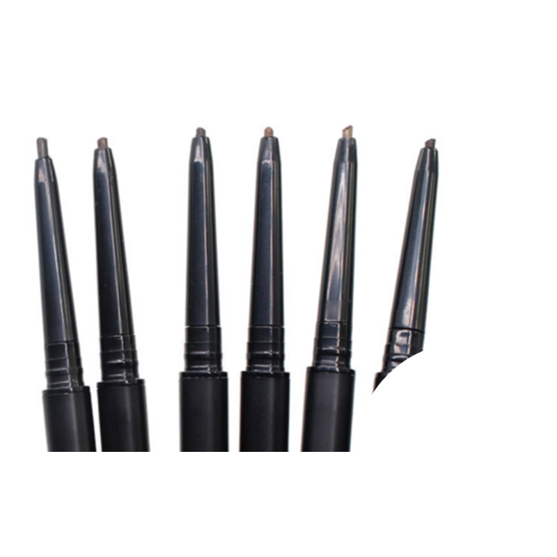 6 PCS of Private label automatic rotating double-ended thin eyebrow pencil 