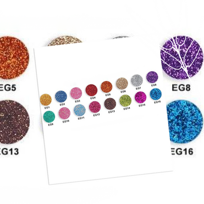 Private Label 16 Shades Glitter (Metallic) Eyeshadow