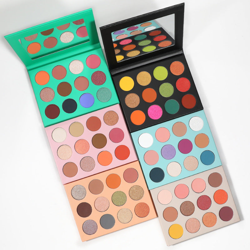 MetaCNBeauty Private Label Round Hole 12 Color Eye Shadow Palette