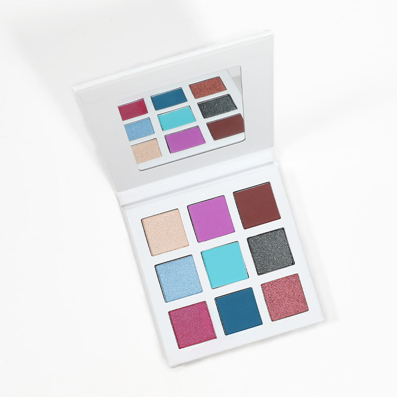 MetaCNBeauty Private Label 9-Color Eye Shadow Palette White Box