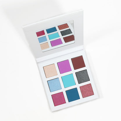 MetaCNBeauty Private Label 9-Color Eye Shadow Palette White Box