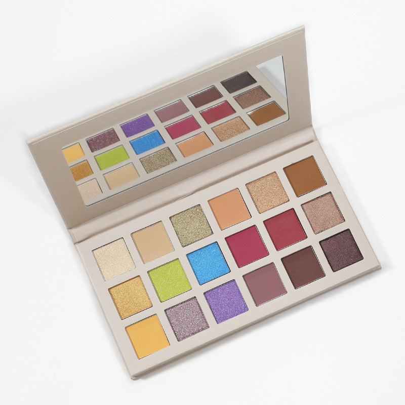 MetaCNBeauty Private Label 18-Color Eyeshadow Palette Beige Box