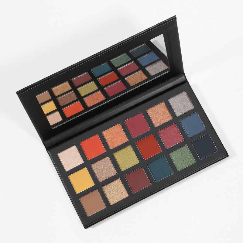 MetaCNBeauty Private Label 18-Color Eyeshadow Palette Black Box