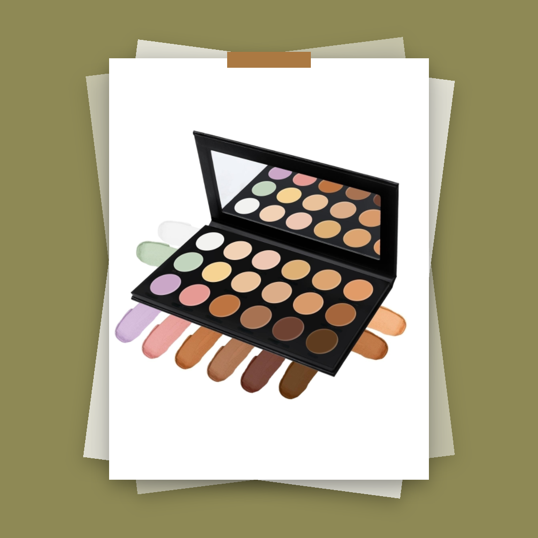  Private Label Natural Cream Concealer Palette For Acne Scars 