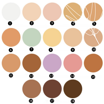  Private Label Natural Cream Concealer Palette For Acne Scars 