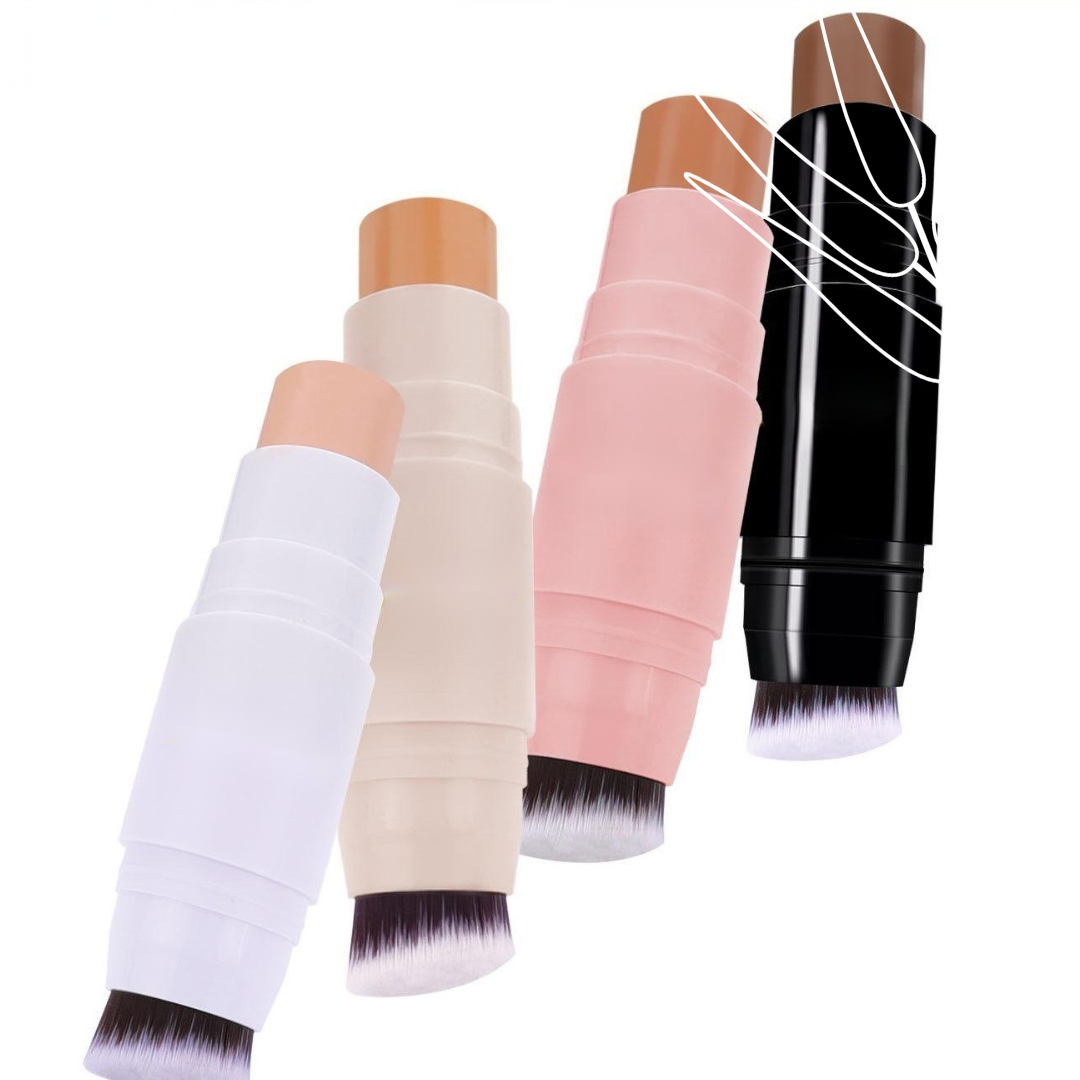 Private Label 3-in-1 Foundation, Contour & Concealer Stick - Package Options