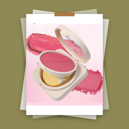 Private Label Natural 2-in-1 Cream & Powder Blush