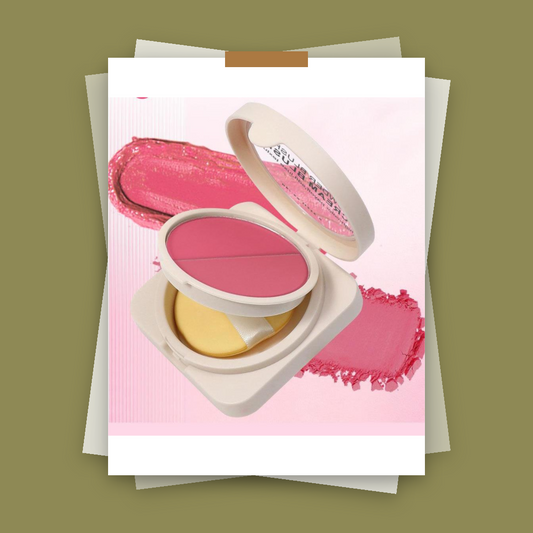 Private Label Natural 2-in-1 Cream & Powder Blush