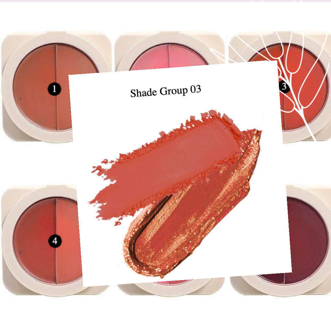 Private Label Natural 2-in-1 Cream & Powder Blush Shade 03