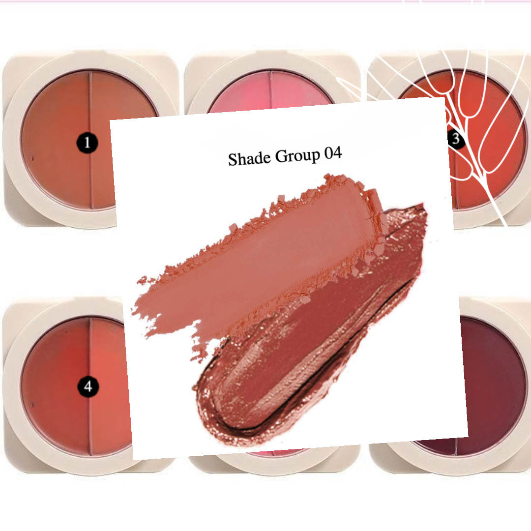 Private Label Natural 2-in-1 Cream & Powder Blush Shade 04