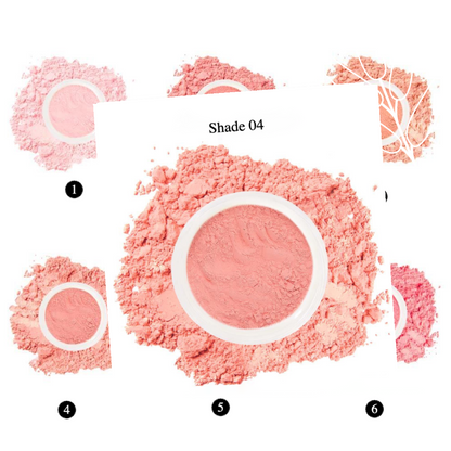 Private Label Natural Brightening Blush Loose Powder Shade04