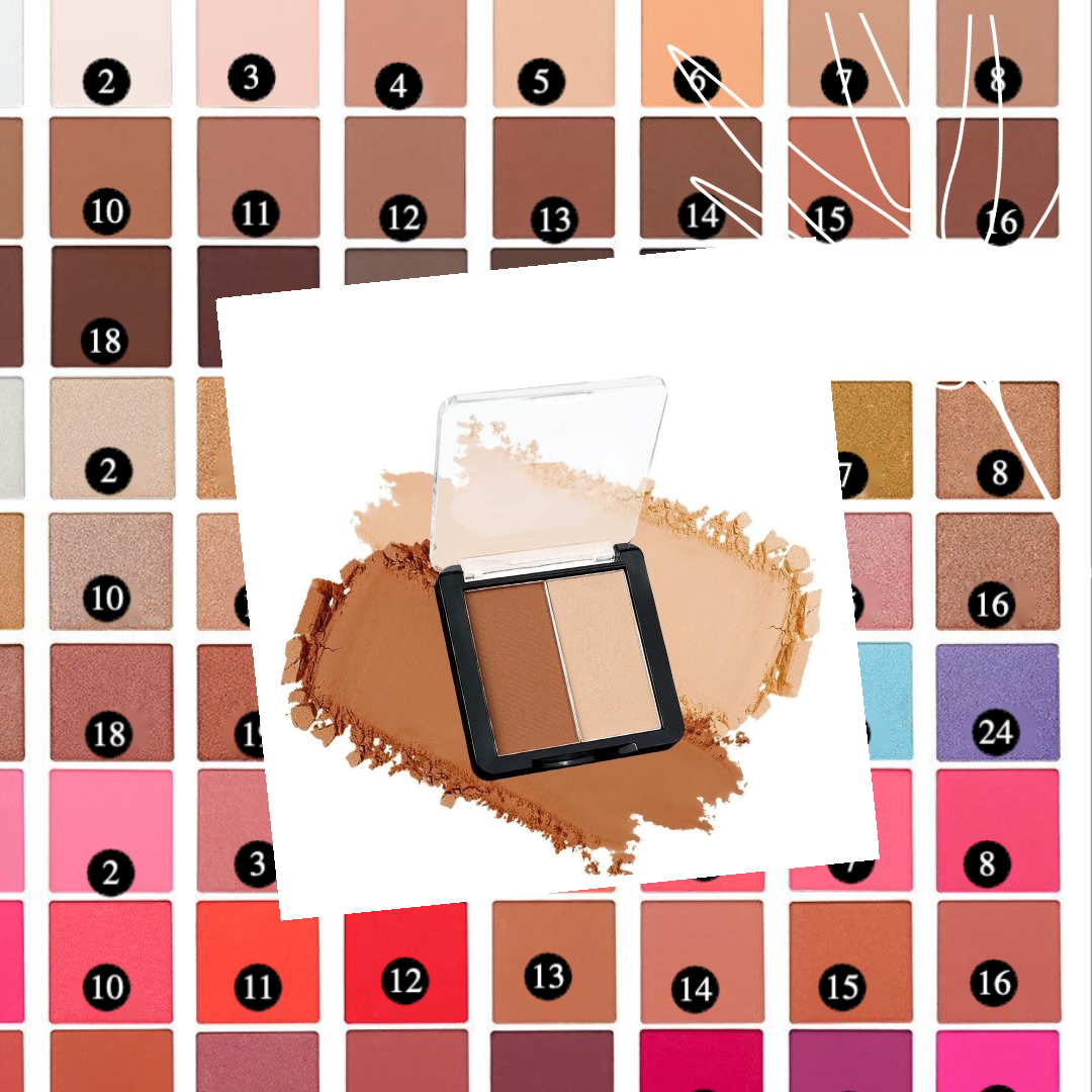 Private Label Natural Contour Palette 2 In 1 – DIY Shades for Flawless Definition