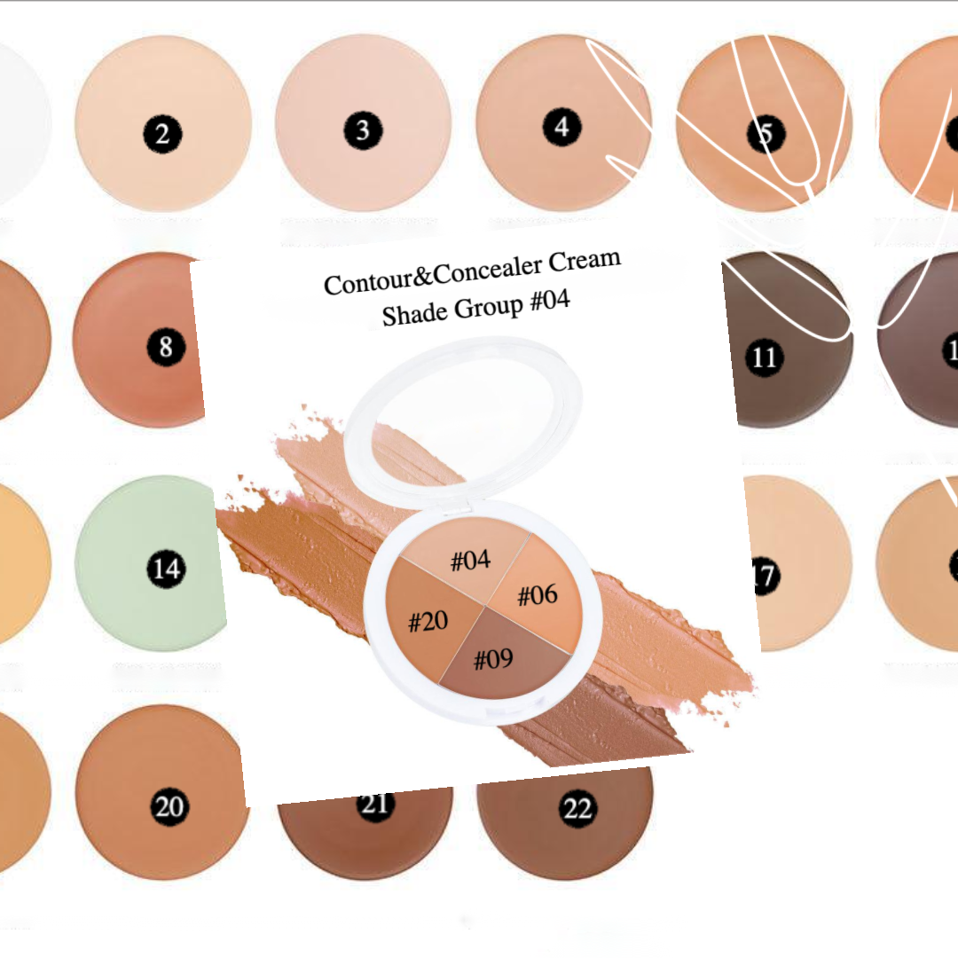 Private Label Natural Contour & Concealer Palette – Shade