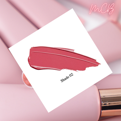 Private Label Matte Liquid Blush with Cushion Applicator Shade 02