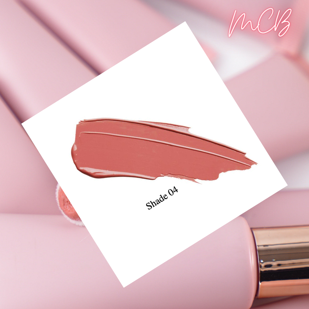 Private Label Matte Liquid Blush with Cushion Applicator Shade 04