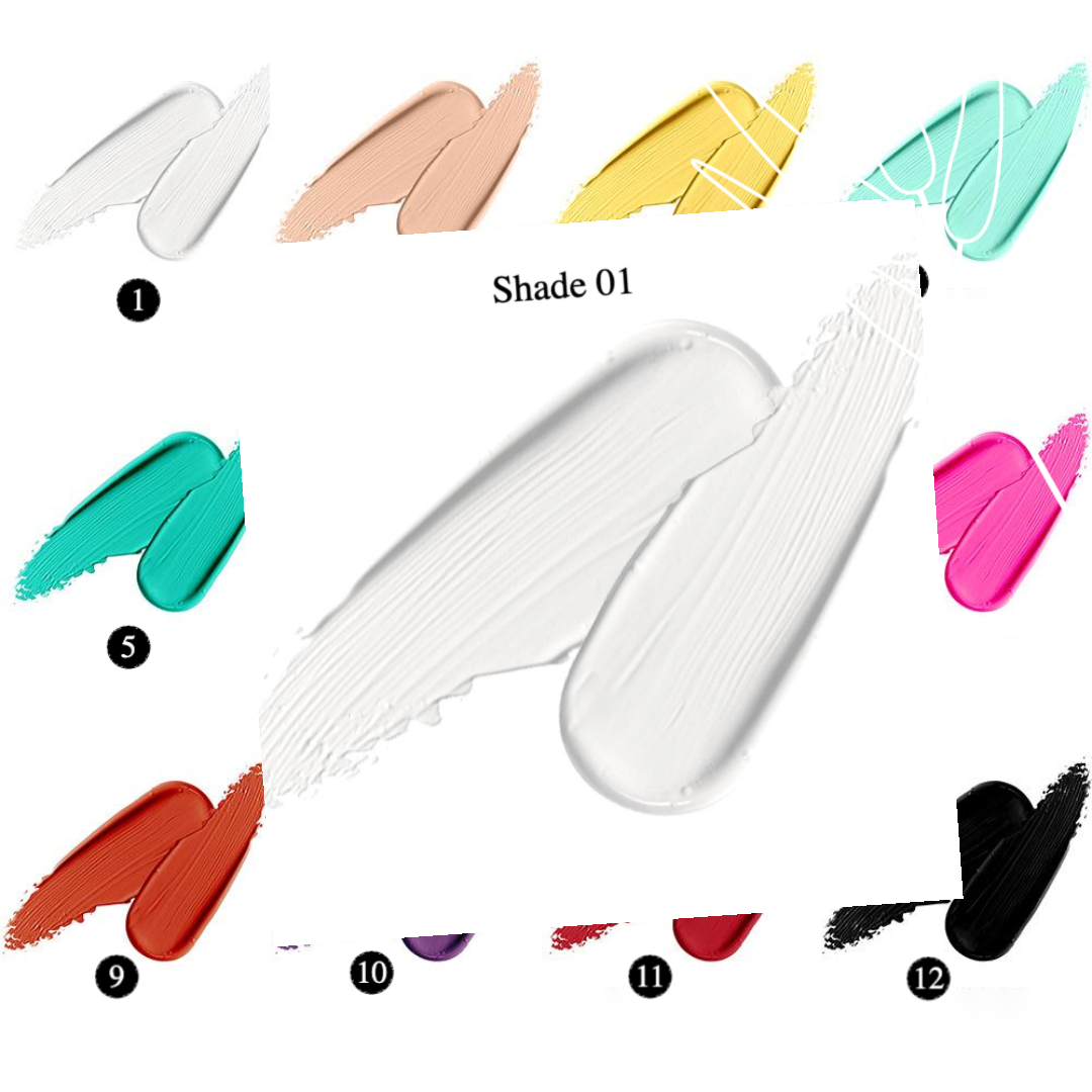 Private Label Natural Matte Painted Concealer Cream Paint Face & Body Shade 01