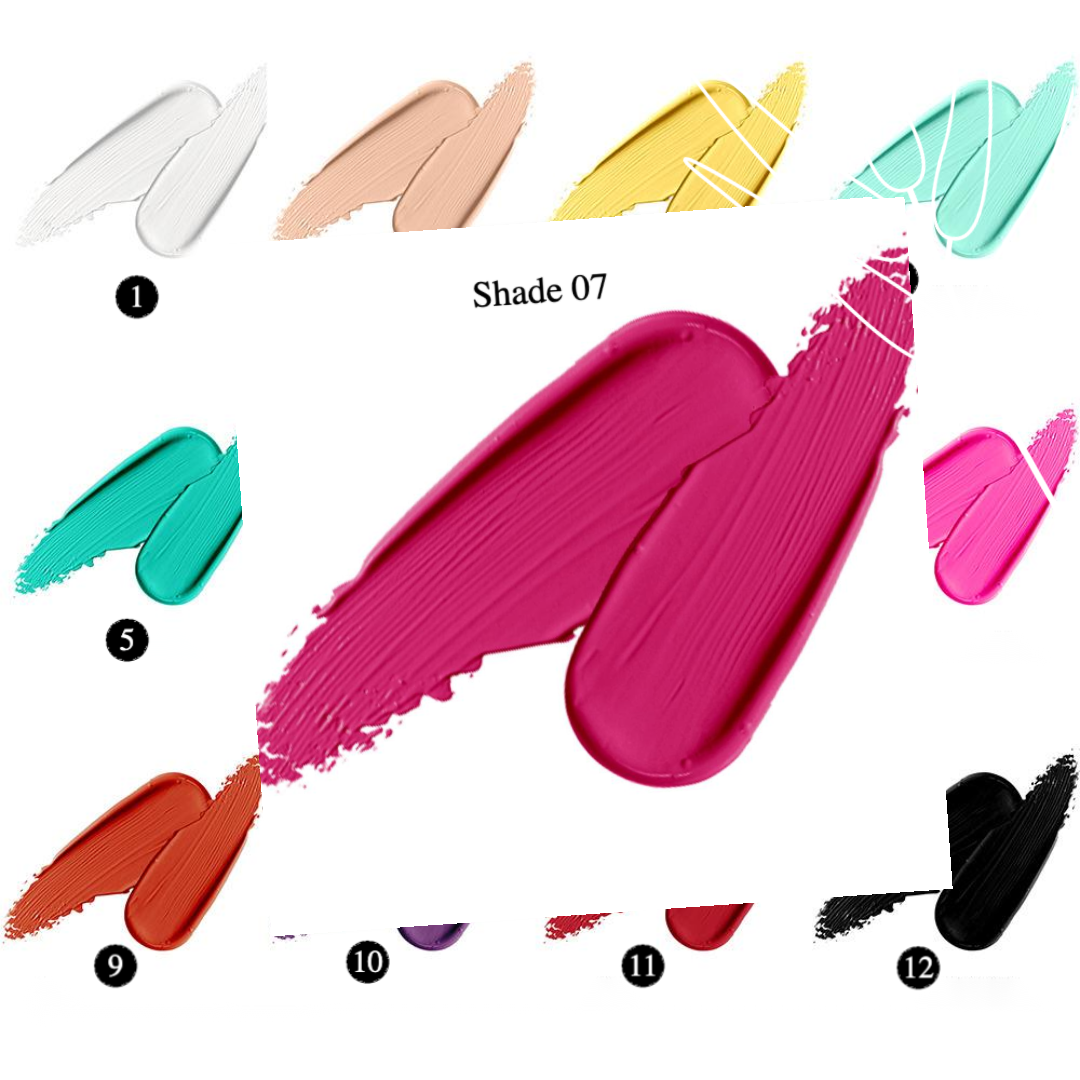 Private Label Natural Matte Painted Concealer Cream Paint Face & Body Shade 07