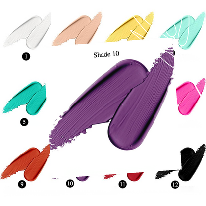 Private Label Natural Matte Painted Concealer Cream Paint Face & Body Shade 10