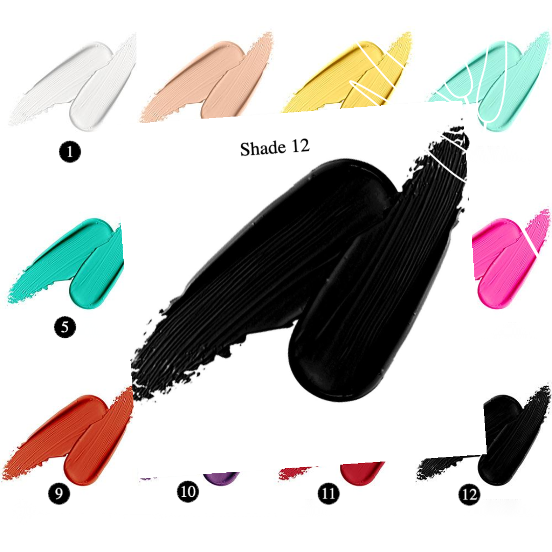 Private Label Natural Matte Painted Concealer Cream Paint Face & Body Shade 12