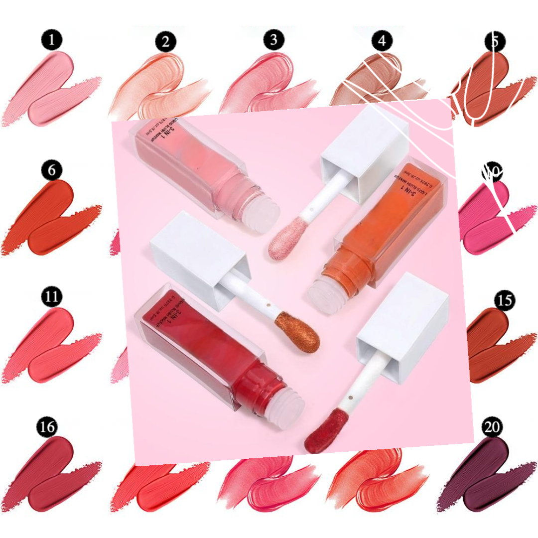 Private Label Natural Multi-functional Liquid Blush