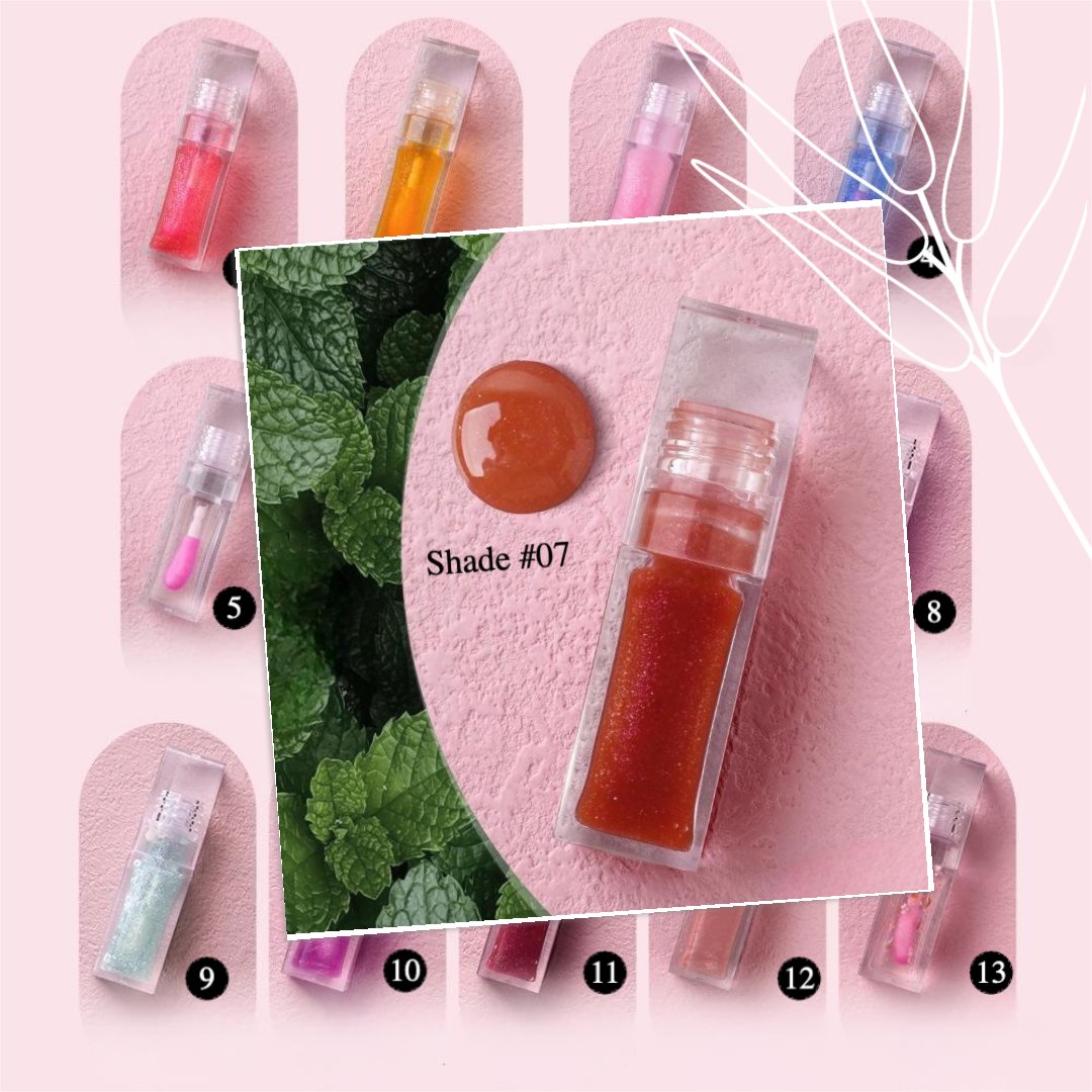 Private Label Natural Organic Color-Changing Lip Plumping Oil Shade07