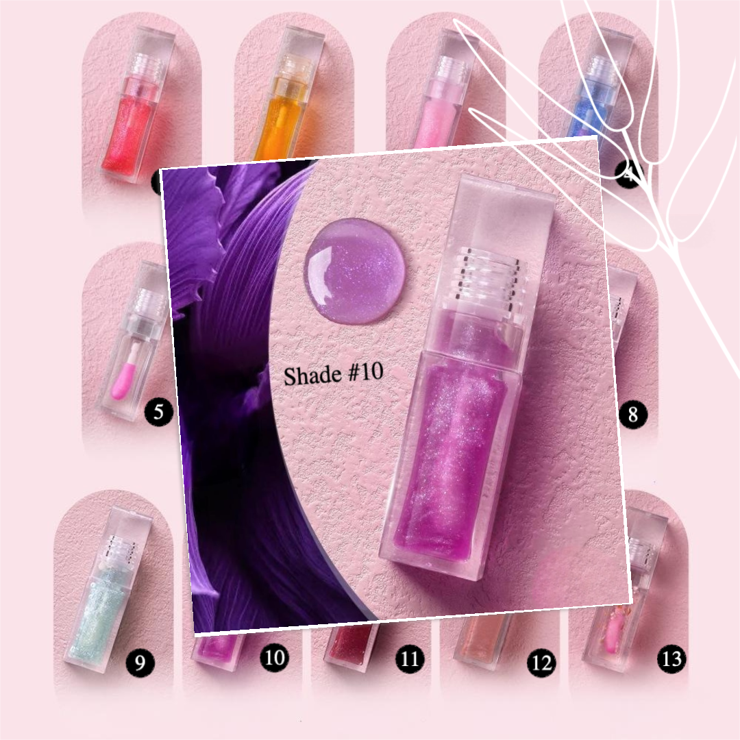 Private Label Natural Organic Color-Changing Lip Plumping Oil Shade10