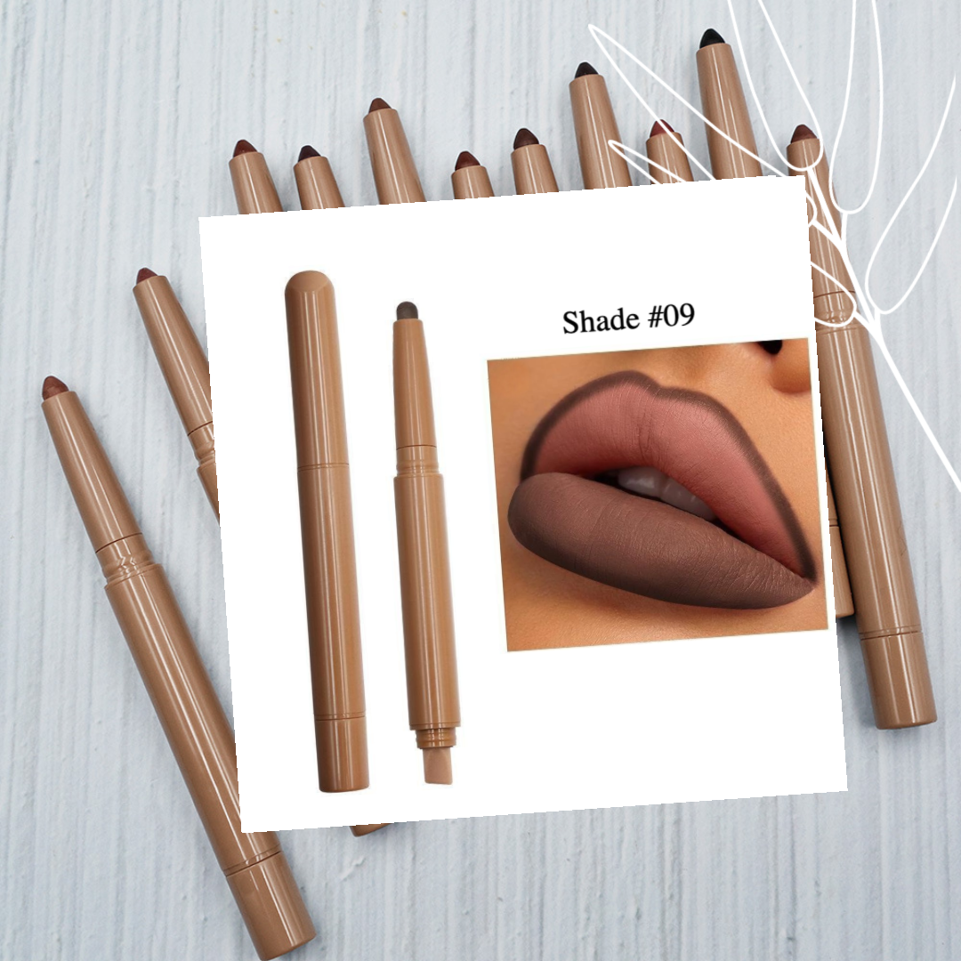 Private Label Natural Peptide Lip Liner Shade 09