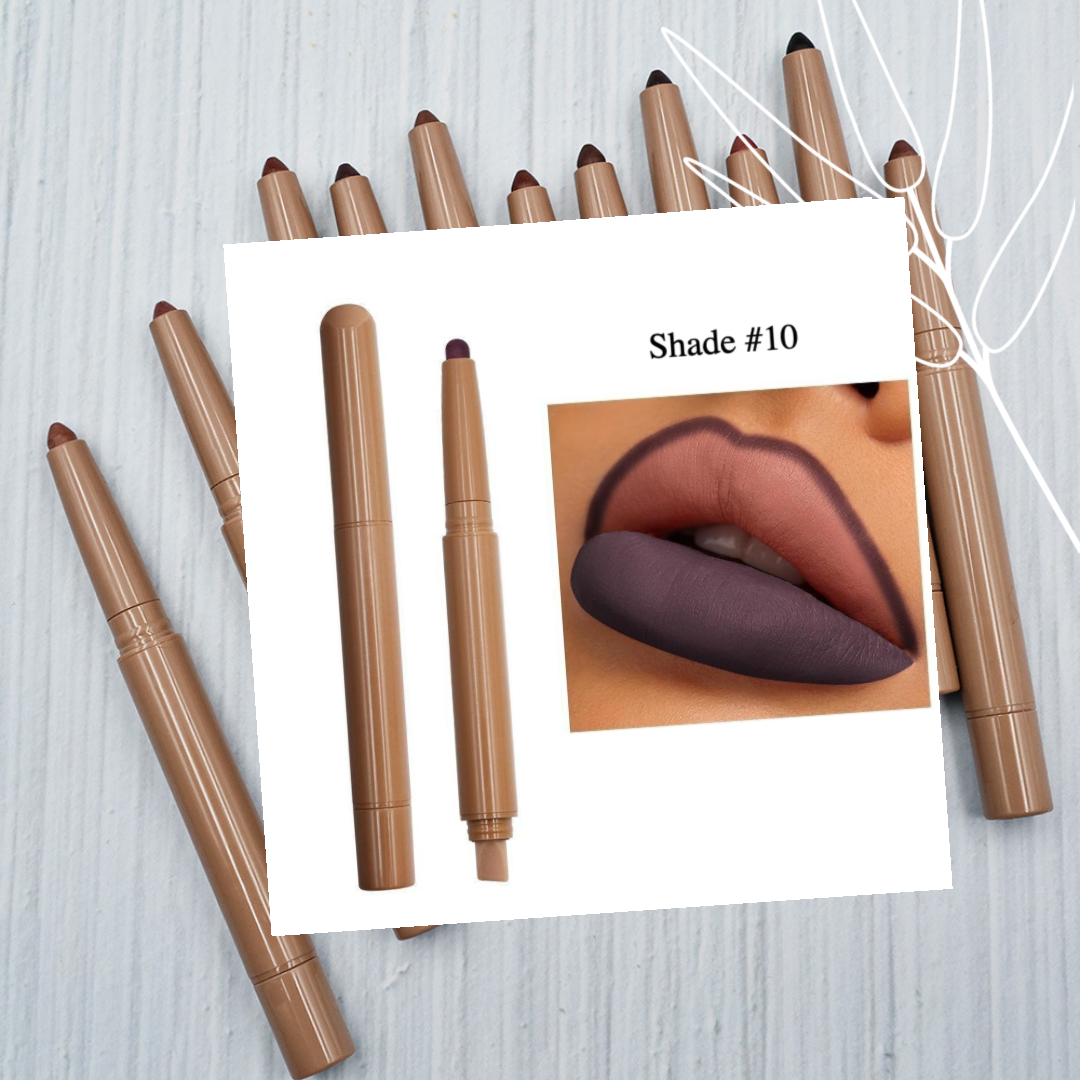 Private Label Natural Peptide Lip Liner Shade 10