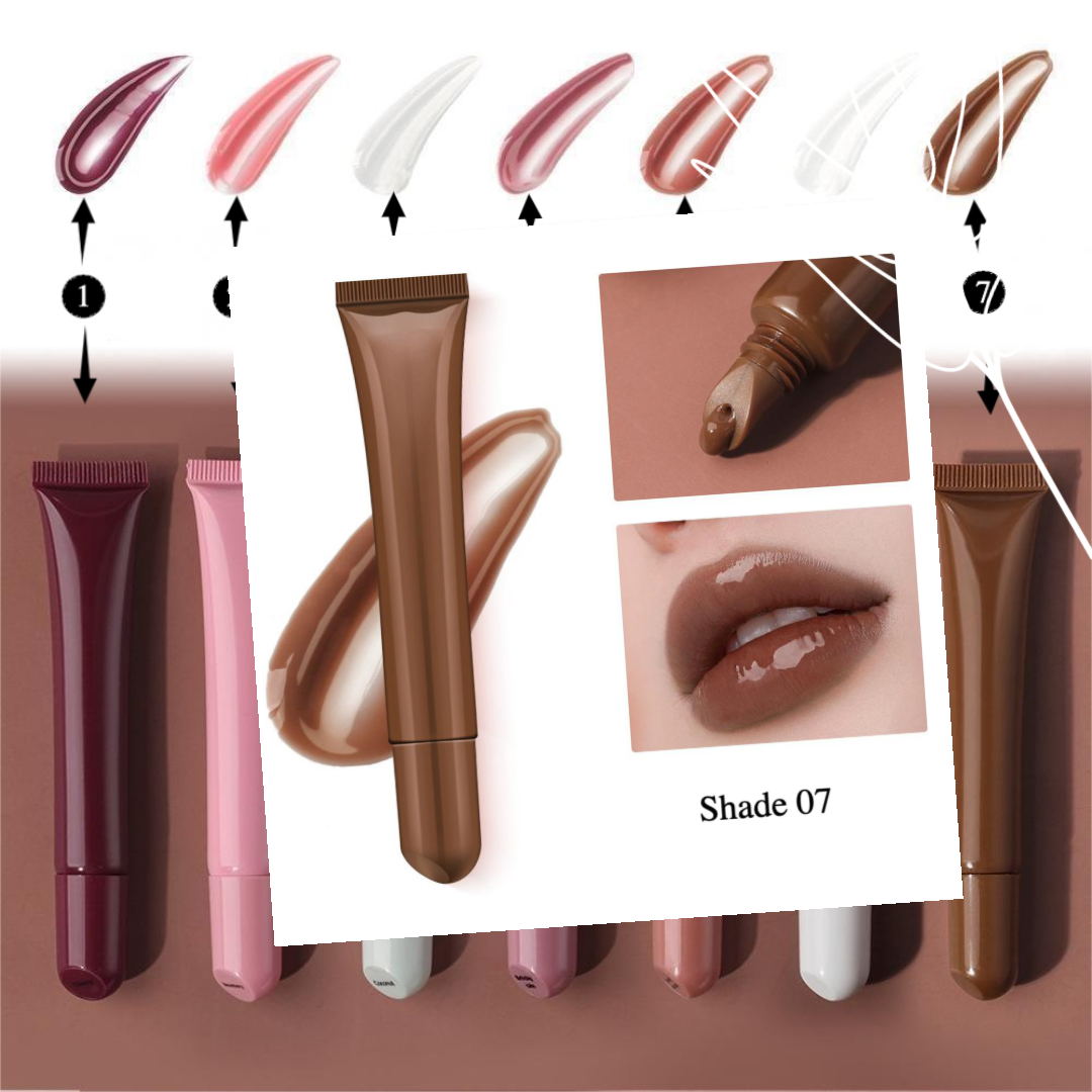 Private Label Natural Peptide Moisture Lip Gloss Shade 07