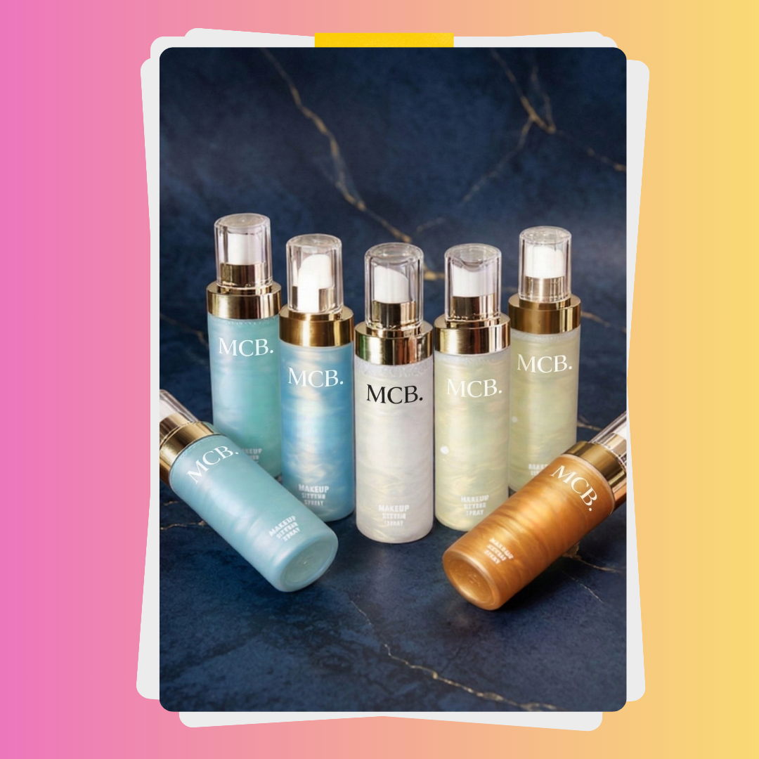 Private Label Natural Shimmer Makeup Setting Spray