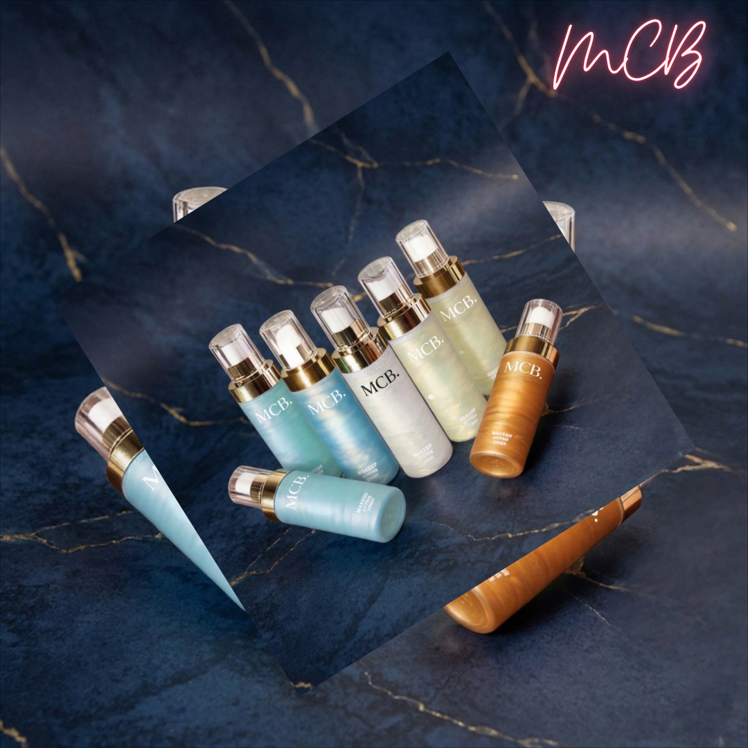 Private Label Natural Shimmer Makeup Setting Spray