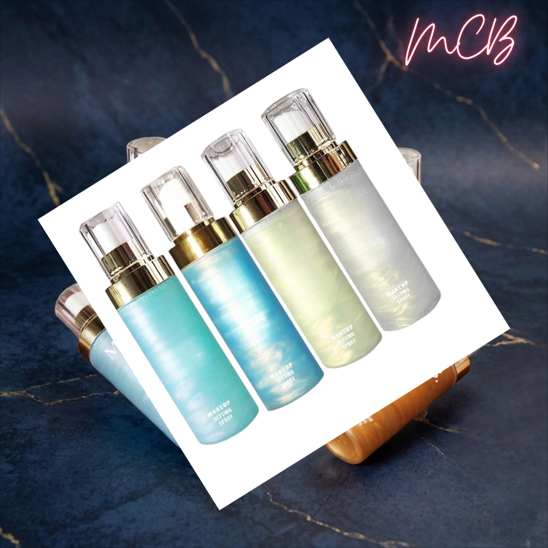 Private Label Natural Shimmer Makeup Setting Spray